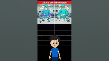 Kaun Fake Doctor?🩺 #quiz #puzzle #quiztim