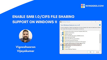 How to Enable SMB 1.0/CIFS File Sharing Support on Windows 11 PC
