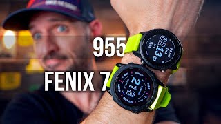 Garmin Fenix 7 vs Forerunner 955 In-Depth Comparison - So Similar, So Different!