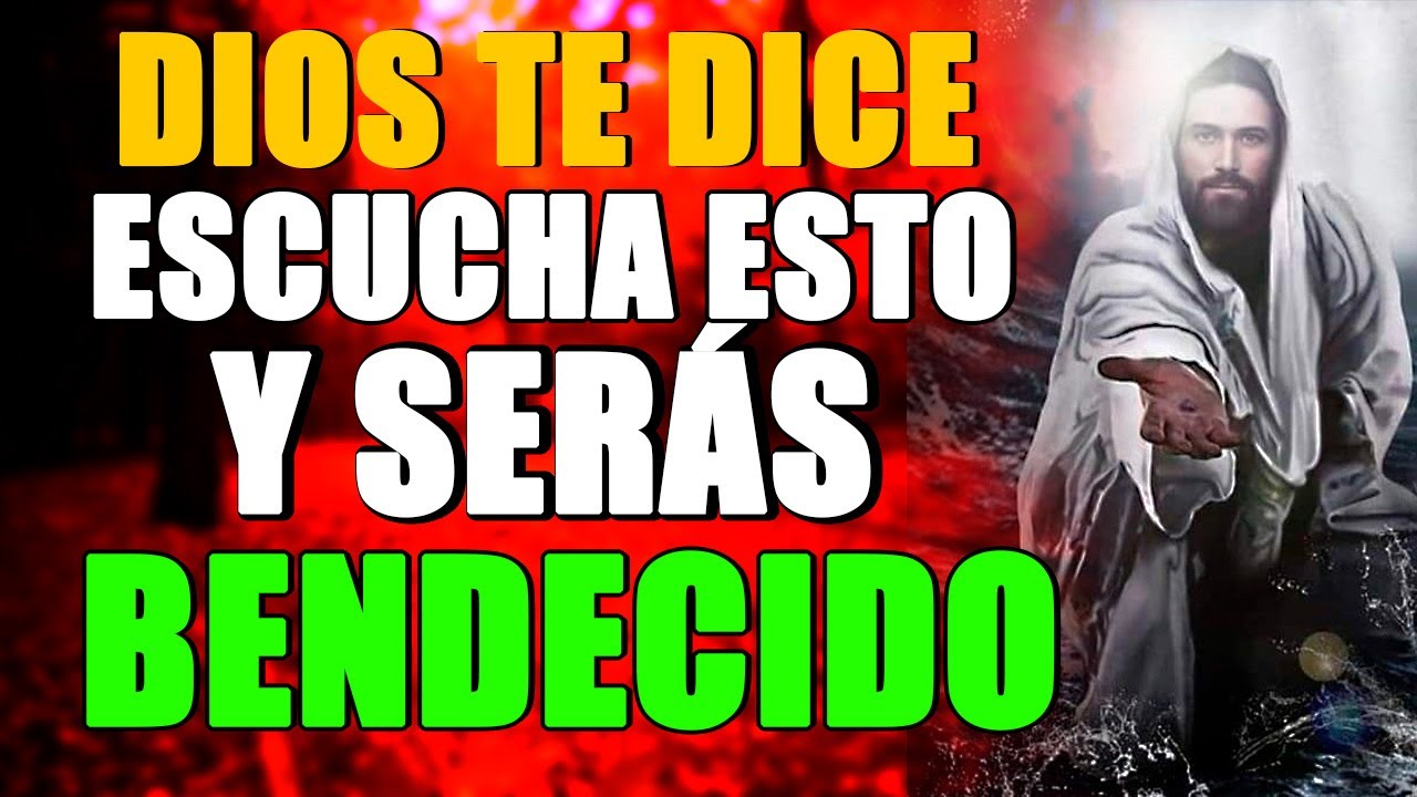DIOS TE DICE HOY 😇 ¿ME REGALAS UNOS MINUTOS? ESCUCHA ESTO Y SERÁS ...