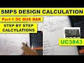 #263 Calculate SMPS Design - Discontinuous Flyback  - Part-1 DC Rail & Bulk Capacitor