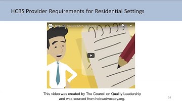 HCBS Settings Rule Training for Self Advocates