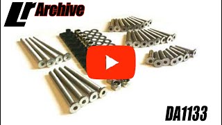 DA1133 - DEFENDER STAINLESS STEEL BOLT KIT - FRONT AND REAR DOOR HINGE SET - How to fit.