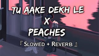 Tu Aake Dekhle x Peaches 🍑 | [Slowed Reverb] | Slow Vibes | King • Justin Bieber