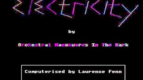 BBC Micro Music Demo - Electricity