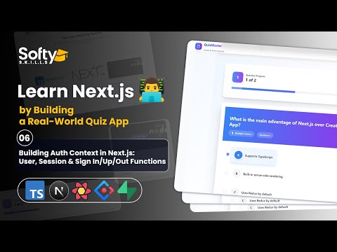 06- Building Auth Context in Next.js: User, Session & Sign In/Sign Up/ Sign Out Functions