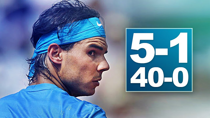 The Day NADAL Won a Set After Being 5-1 40-0 Down