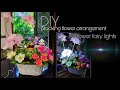 Diy stocking flower flower arrangement  flower fairy lights  fairy doll 1