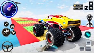 Monster Truck Stunt Game 😯- Monster Car Driving Game 3D- Android Gameplay. screenshot 1
