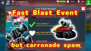 Battle Bay Ep. 43 || 4v4 Fast Blast Event | Carronade Spam
