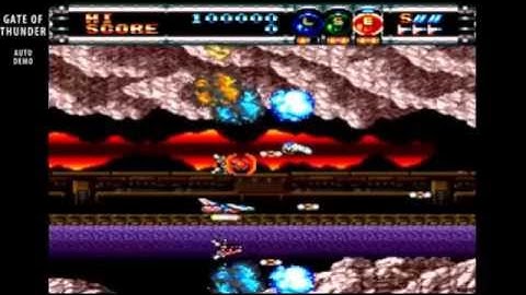 Gate of Thunder / auto demo / TurboGrafx-CD TurboDuo / 1992