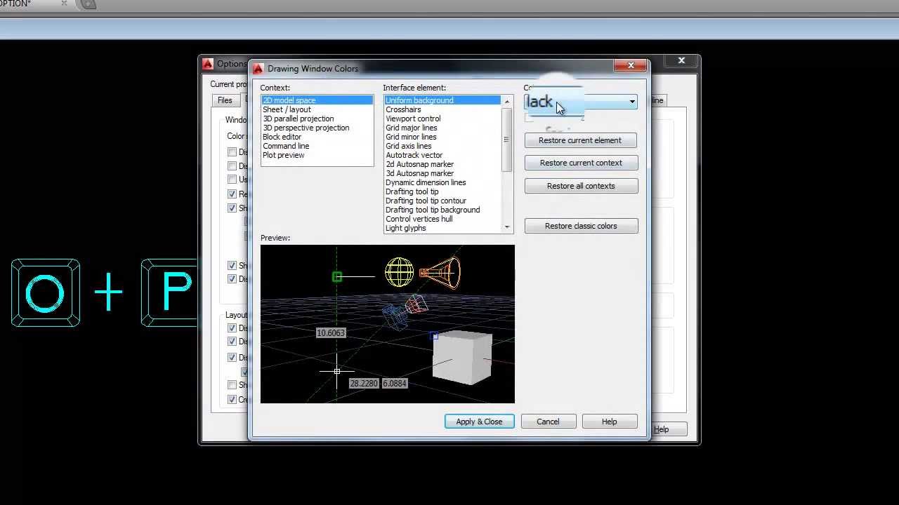 AutoCad Change That Screen From Black To White YouTube