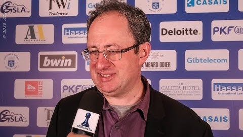 Round 8 Gibraltar Chess post-game interview with Boris Gelfand