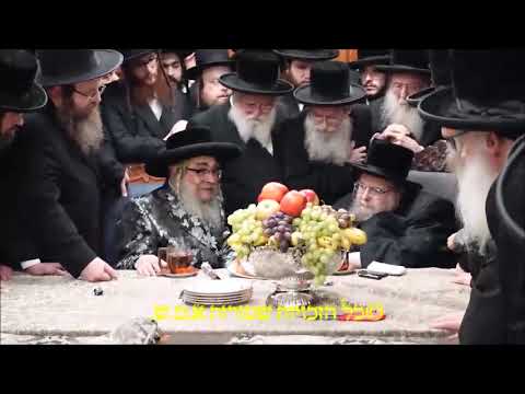 Satmar Rebbe R Aharon Visits Belzer Rebbe 