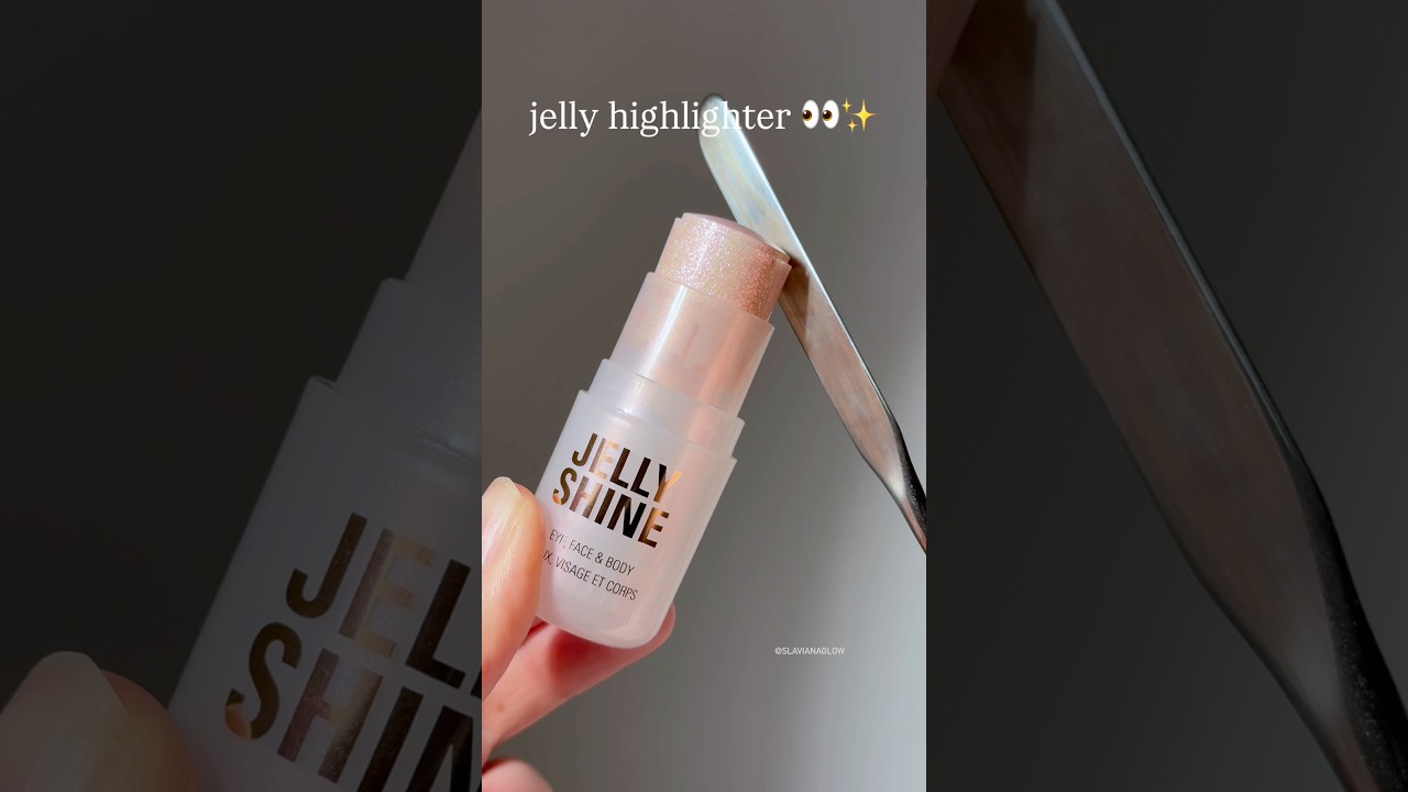 jelly makeup ✨Makeup Revolution Jelly Highlight in Ethereal Pink 🌸 