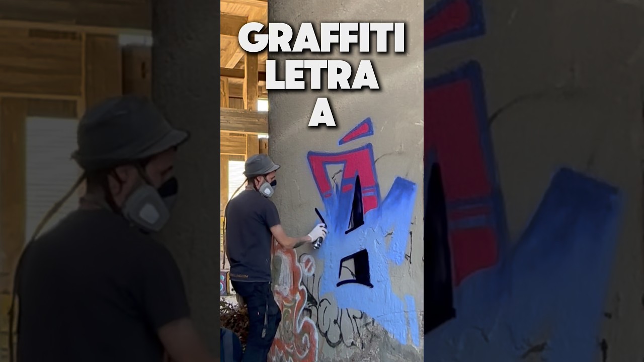 Cómo dibujar graffiti letra A