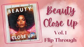 Beauty Close Up Vol. 1 Flip Through and Review | Adult Coloring