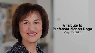 A Tribute to Professor Marion Bogo