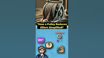 "How Pulleys Make Lifting Effortless! 🚀 Explained Simply" #physics #shorts #science #Pulley #facts