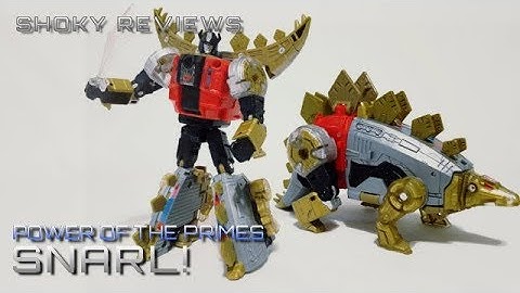 SHOKY REVIEWS TRANSFORMERS: Power of The Primes DINOBOT SNARL