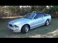 2006 Ford Mustang GT Convertible Startup, Exhaust, Tour, & Test Drive