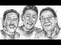 Digital Scribble Drawing of Tito Vic and Joey | TVJ | Eat Bulaga