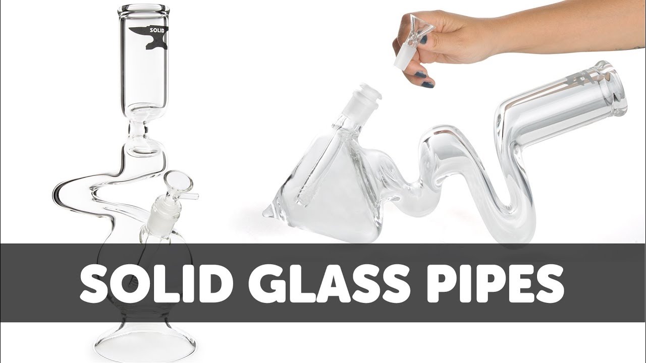 Smoke Sesh with Solid Glass Super Thick Bongs