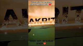 ✨Customized Name Lamp,Perfect gift to light up someone’s special ,Made with love💛DM to order💌 #viral