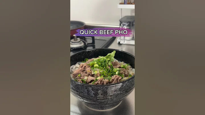 QUICK VIETNAMESE PHO AT HOME (お家で作れる簡単なベトナム牛肉フォー)🍜 #quickpho #phorecipe #homemadepho #簡単レシピ #フォー