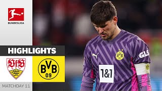 VfB Stuttgart - Borussia Dortmund 2-1 | Highlights | Matchday 11 - Bundesliga 2023/24