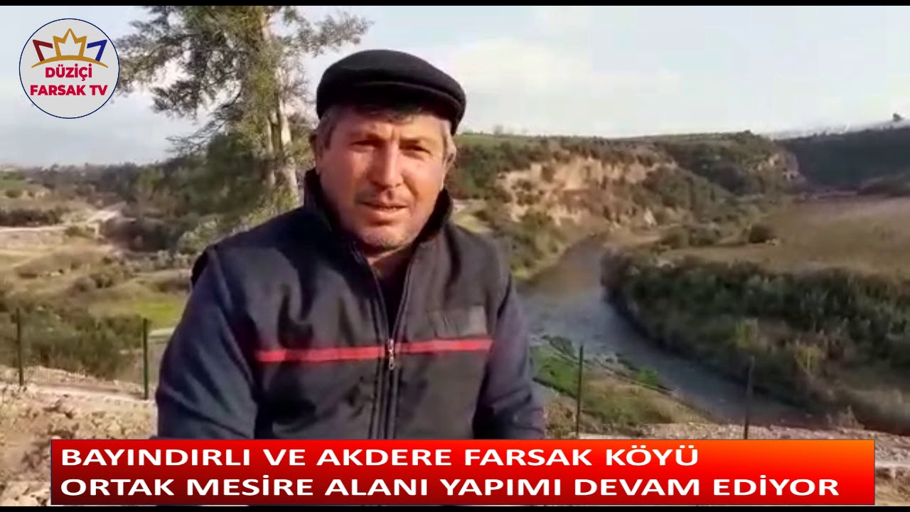BAYINDIRLI VE AKDERE FARSAK KÖYÜORTAK MESİRE ALANI YAPIMI DEVAM EDİYOR