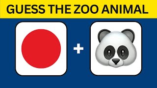 🐘 Can You Guess the ZOO ANIMAL From The Emojis? | ZOO ANIMAL QUIZ