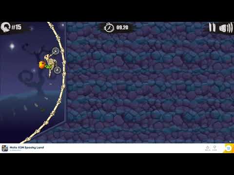 MOTO X3M SPOOKY LAND LEVEL 15