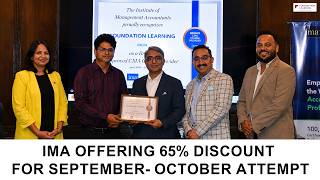 IMA offering 65% Discount for September- October Attempt By CA CMA Rohit Singhal