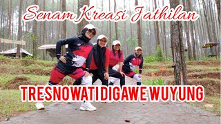 Senam Kreasi Jathilan / Tresnowati Digawe Wuyung / Koreo : Anie