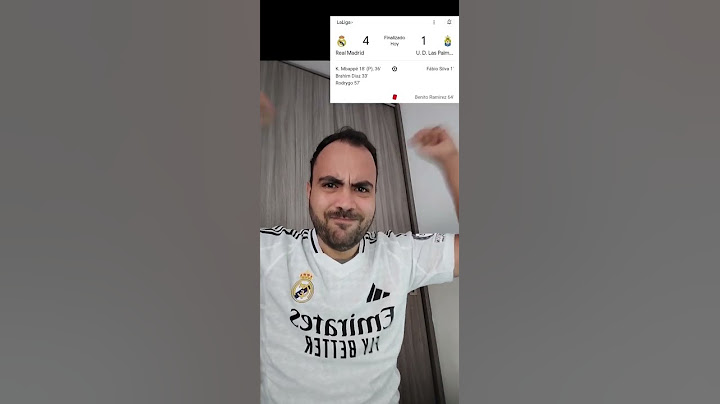 Real Madrid 4-1 U.D las palmas victoria del equipo merengue