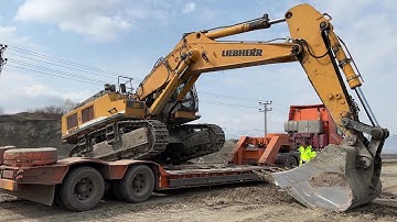 Loading And Transporting The Liebherr 964 Excavator - Sotiriadis/Labrianidis Mining Works