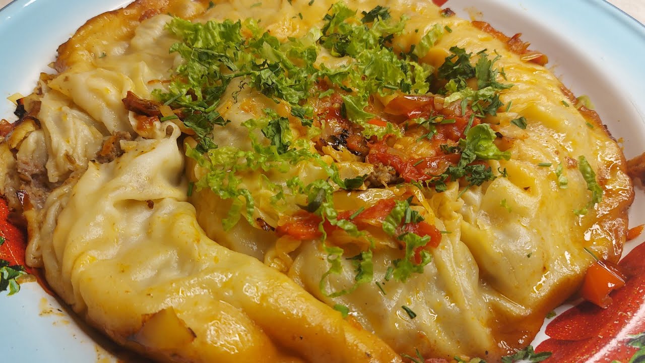 УЗБЕКСКАЯ национальная ЕДА на сковороде. УРОМА ХАНУМ.просто БОМБА ...