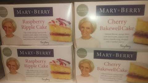 Mary berry  raspberry ripple cake