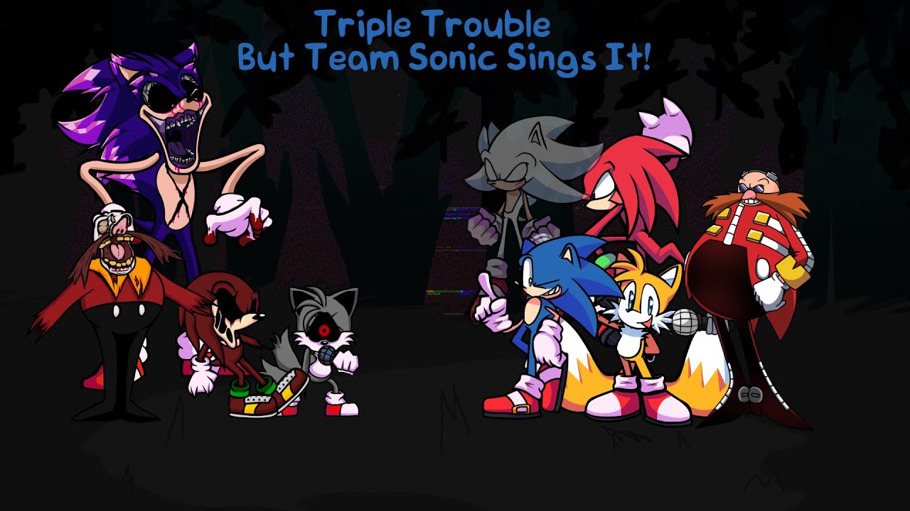 FNF: Triple Trouble But Mecha Sonic Sings It 