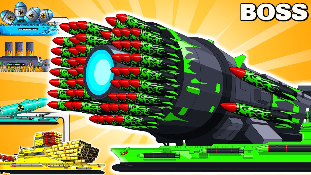THE NEW Missile Titan NUCLEAR COMBINED WITH ABYSSAL CRUISER vs MEGA BOSS
