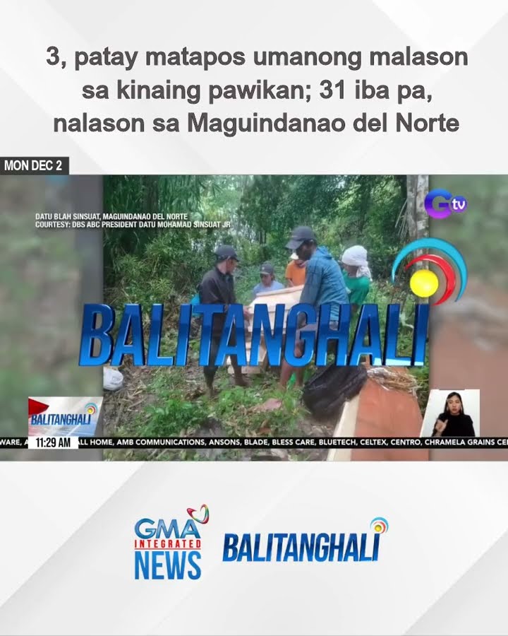 3, patay matapos umanong malason sa kinaing pawikan; 31 iba pa, nalason | Balitanghali