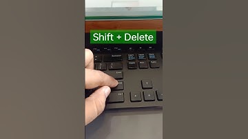 Permanent Delete shortcut key laptop | Permanent delete shortcut key pc #shorts #youtubeshorts