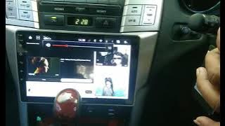 Toyota Harrier 3000cc upgrade headunit android Ac dan kamera bawaan berfungsi
