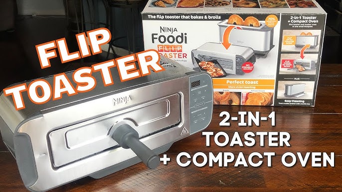 Best Buy: Ninja Foodi 2-Slice Toaster Oven with Flip Functionality  Stainless Steel ST101