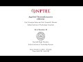 Session 10: Applied Thermodynamics NPTEL 2024