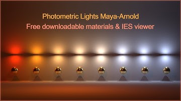 Crash Photometric Lights tutorial + Free Downloadable Materials And IES Viewer in Google Doc
