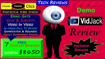 Vidjack Review, Bonuses, Demo: Hijack & Turn any YouTube & Vimeo Video & Add Interactive Elements