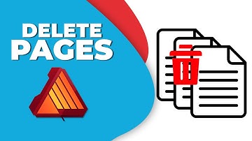 How to delete pages in affinity publisher