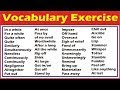 Vocabulary | Vocabulary Words English Learn with meaning in Hindi | Daily use English words